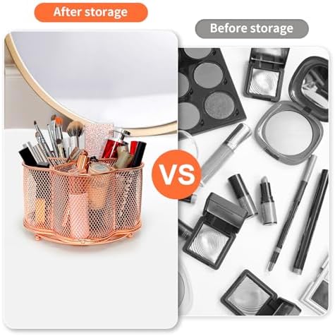 Pen Holder for Desk,360 Degree Rotating Pencil Holder Organizer