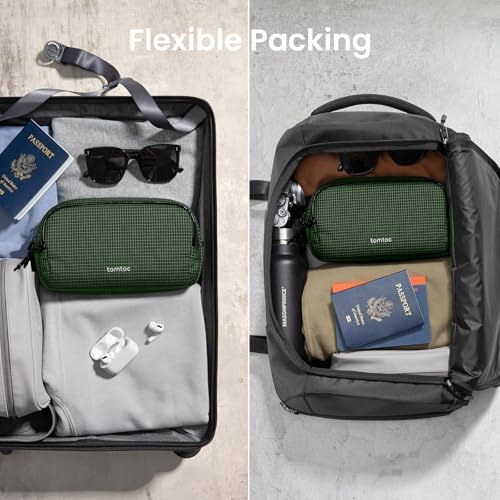 tomtoc Electronic Organizer Travel Case Performance, Dual Compartment Bag