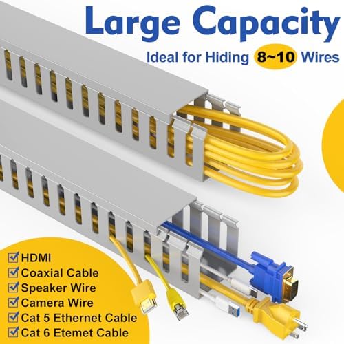 Open Slot Wiring Raceway Cable Duct,Cable Management Cord Track
