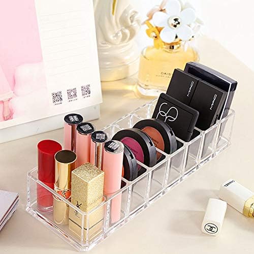 Weiai Clear Acrylic Compact Makeup Organizer Blush Eyeshadow Powder Vanity Holder