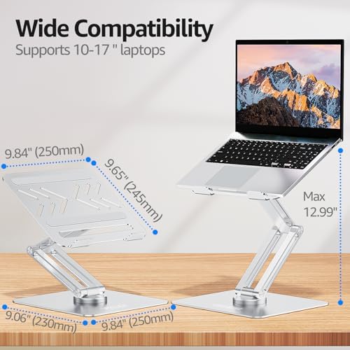 Urmust 360° Rotating Laptop Stand for Desk fit 10-17" Device