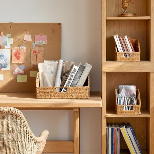 GRANNY SAYS Wicker Baskets for Organizing, Waterproof Basket for Storage