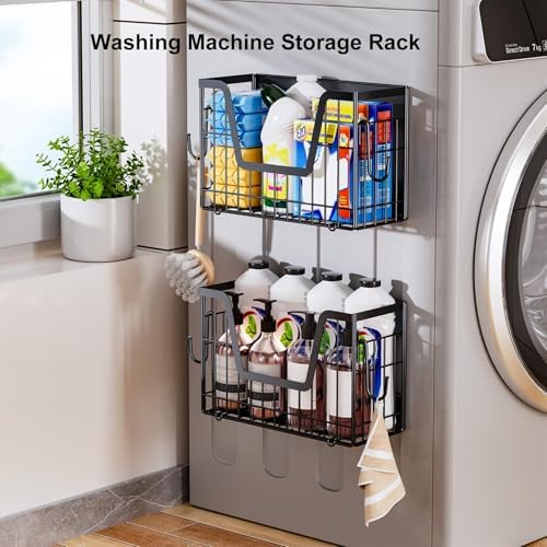 Magnetic Shelf for Fridge,Magnetic Shelves for the Side of the Refrigerator,Magnetic Fruit Basket for Fridge,Spice Rack 