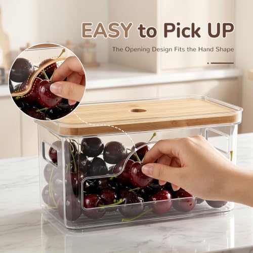 Hudgan Potato Onion and Garlic Storage Bin for Pantry Organizers, 3 Packs
