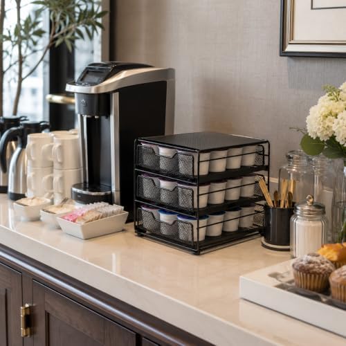 Restaurantware Coffee Pod Capsule Storage Drawer, 6.9 x 8.6 x 7.6 In