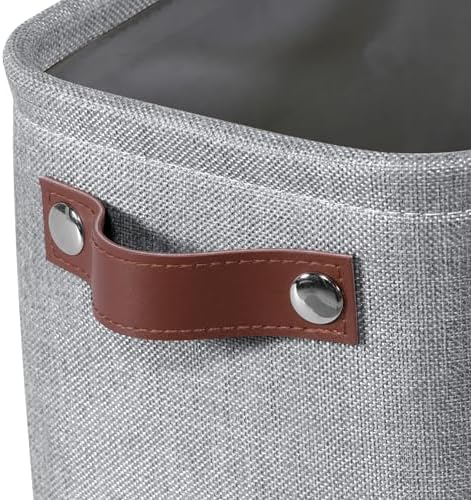 Small Fabric Storage Bins, Mini Storage Cubes, 7.8x6.7x5.9 Inch