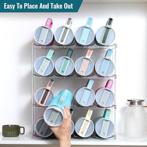 Premium Water Bottle Organizer for Stanley 40OZ & Various Bottles, Tumblers