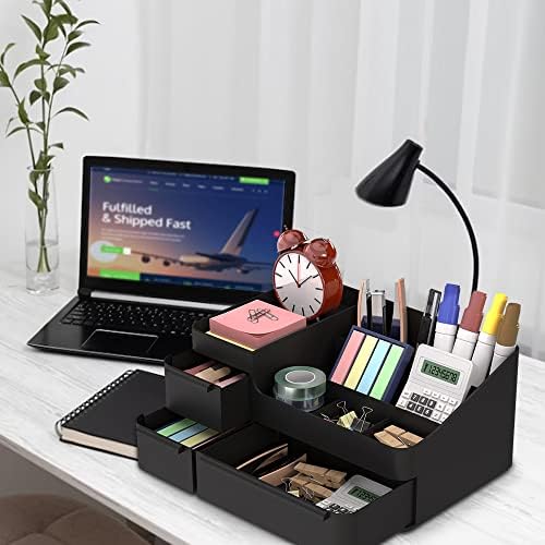 Makeup Organizer for Vanity, Bathroom Countertop Storage Display Boxes Case,Stackable Cosmetic Holder for Jewelry Hair A