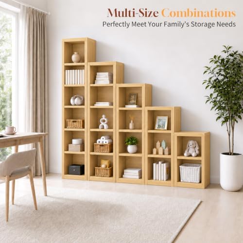 5 Tier Bookshelf,Open Storage Book Shelf,68 Inch Bookcase