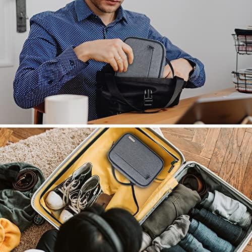 Lacdo Cord Organizer Travel, Cable Organizer Bag Case, Portable Electronics Organizer travel Case, 6 Layer Large Capacit