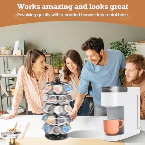 K Cup Holder, Coffee Pods Holder Storage Organizer Stand,40 Pods Capacity