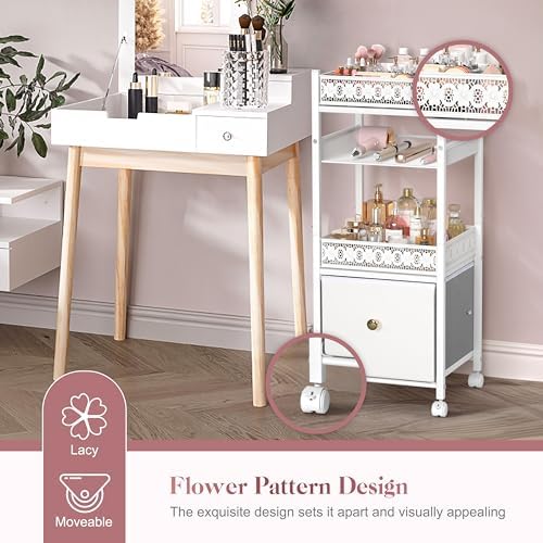 Makeup Organizer, Large Skincare Organizers, Make Up Organizers for Vanity, Makeup Storage Cosmetic Organizer with Drawe