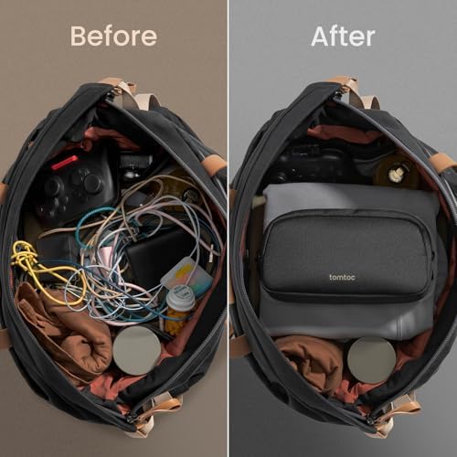 tomtoc Electronics Organizer Travel Case, Cable Organizer for Essentials