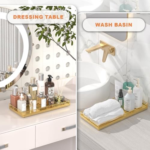 Oak Bathroom Toilet Tank Tray, 13" Wood Toilet Paper Storage Basket Back of Toilet Basket Organizer, Vanity Tray for Per