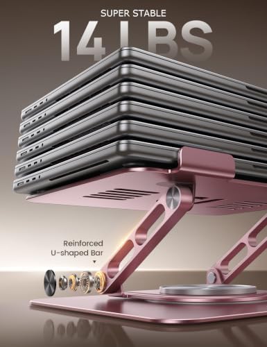 Lamicall Aluminum Laptop Stand for Desk for MacBook Neo Air Pro 10-17.3''