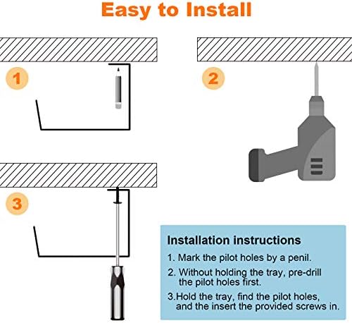 Under Desk Cable Management- 2 Pack Cord Organizer. Metal Wire Cable Management Tray for Office, Studio and Home. Super 