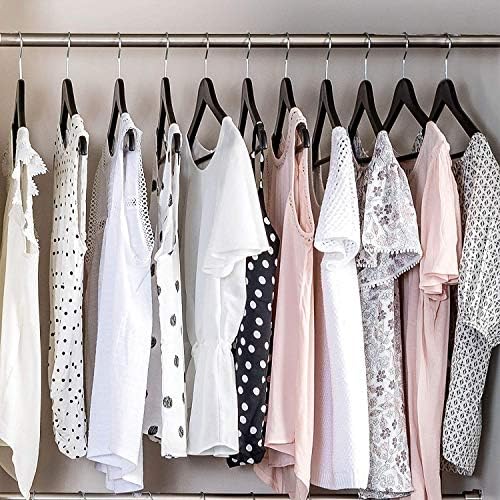 Lotus Wooden Hangers, Solid Wood Shirt Hangers,Dress Coat Jacket Clothes Hangers,with Extra Smooth Finish, 360 Degree Sw
