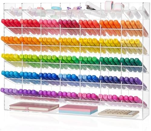 MotiMind Acrylic Pen and Marker Organizer for 520 Markers