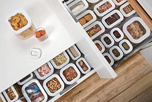 Rosti Modula Storage Box with Clear Lid 1500-Millilitre Capacity