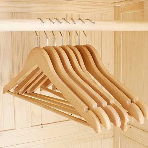 Lotus Wooden Hangers, Solid Wood Shirt Hangers, Dress Coat Jacket Clothes Hangers, With Extra Smooth Finish, 360 Degree 