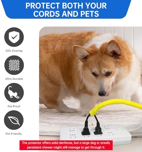 Split Braided Cable Sleeve，Flexible Wire Loom Tubing, Automotive Cord Protector Pet Proof, Cable Management for Computer