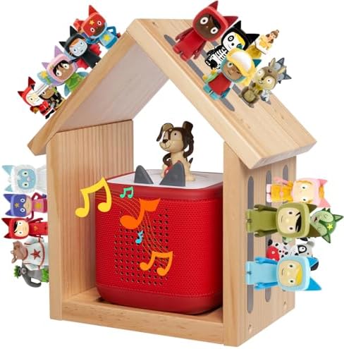 for Tonies Shelf, Compatible with Toniesbox 1 and Toniesbox 2 Tonies Magentic Wall Shelf for Creative Tonies Figures 12-