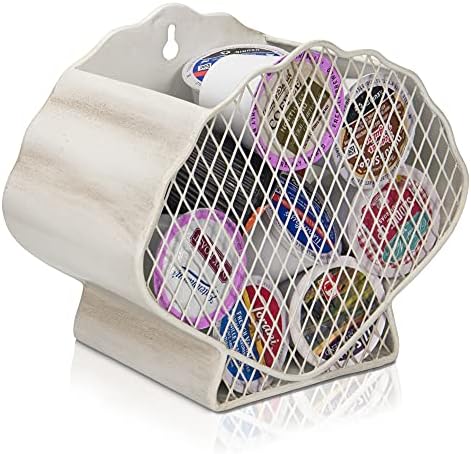 Made Easy Kit Coffee Pod Basket Organizer Useful Decor - Compatible with Keurig K-Cup Pods - Home Coffee Bar Functional 