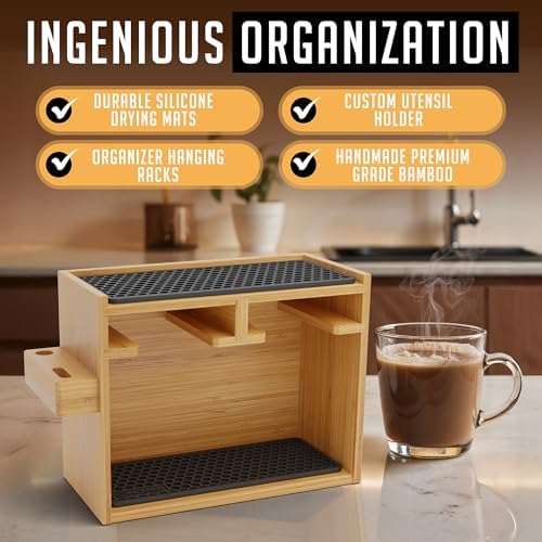 Organizer for AeroPress, Coffee Caddy Stand & Accessory Holder - Original