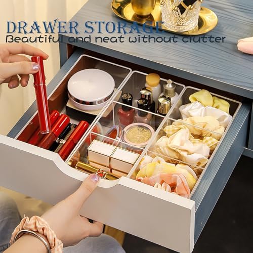 Acrylic Organizer 2-Piece Makeup Organizer Set