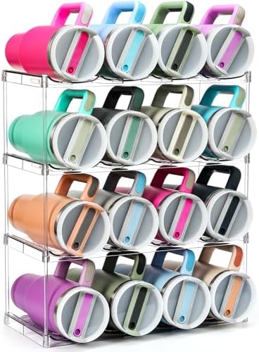 Premium Water Bottle Organizer for Stanley 40OZ & Various Bottles, Tumblers