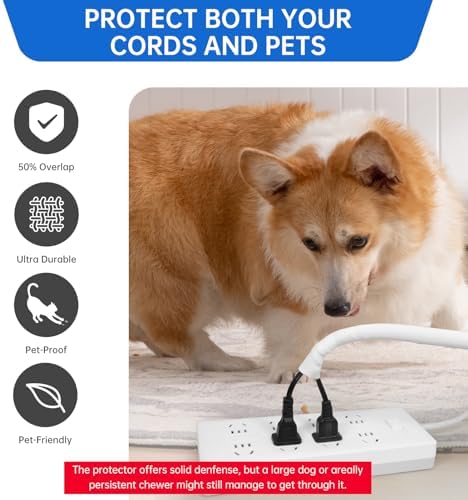 Split Braided Cable Sleeve，Flexible Wire Loom Tubing, Automotive Cord Protector Pet Proof, Cable Management for Computer