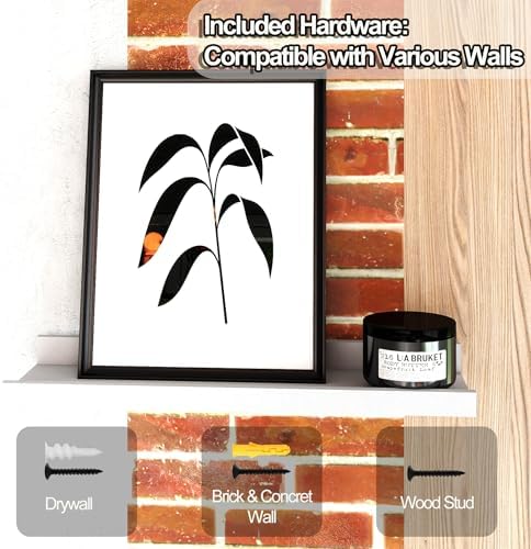 Small White Floating Shelves for Wall, Shelf with Lip Set of 2, 4 in