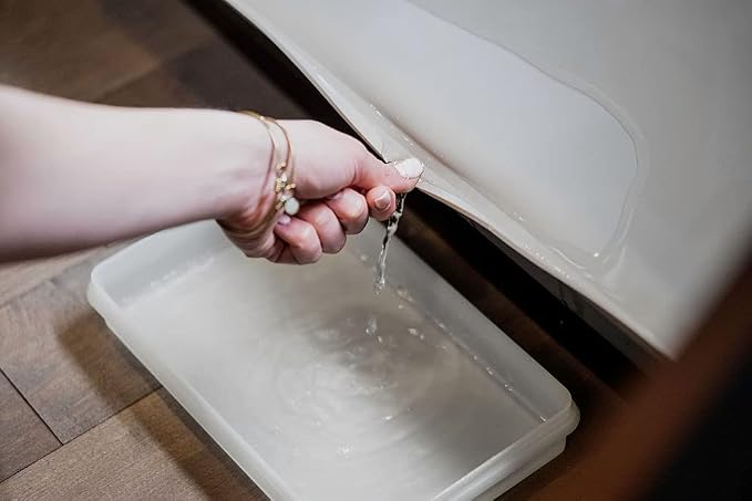 BASIN - Under Sink Mats for Kitchen Waterproof - The Original Silicone Under Sink Liner Drip Tray - Designed in USA - Sink Cabinet Protector for Water Drips, Leaks, Spills - 28"x22" Taupe