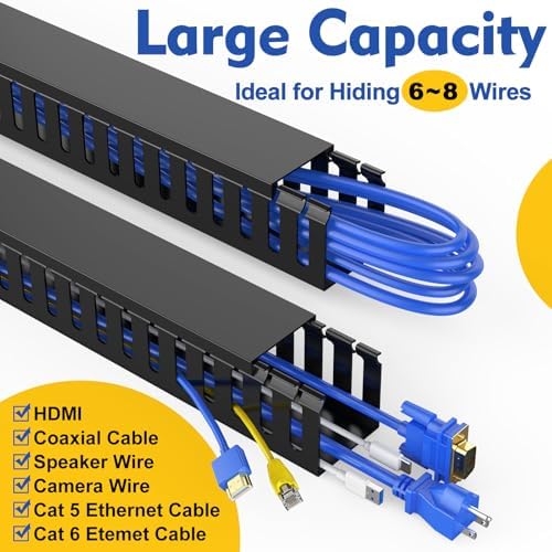 Open Slot Wiring Raceway Cable Duct,Cable Management Cord Track