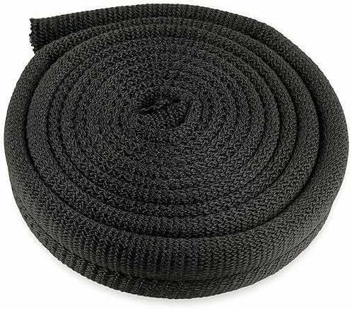 Cable Tube – Self-Closing & cuttable Cable Sleeve, 2m x 25mm, Black – Flexible Cable Channel for Cable Management at des