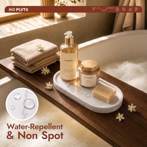 Marble Vanity Tray, 10" X 5" Bathroom Tray Countertop