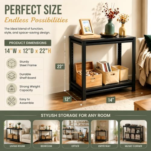 Bolt-Free Book Shelf, Metal Adjustable Bookshelf, Wide Heavy Duty Bookcase