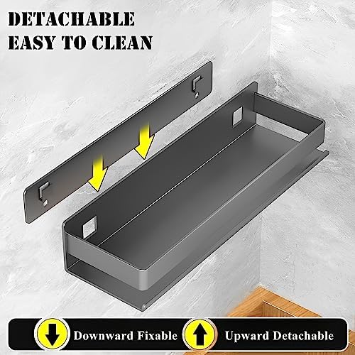 Stainless Steel Detachable Floating Wall Mounted Shelf