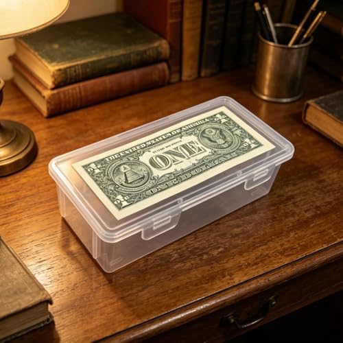 Rectangular Clear Plastic Storage Containers, 8 Pack