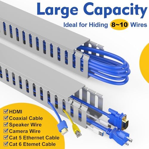 Open Slot Wiring Raceway Cable Duct,Cable Management Cord Track