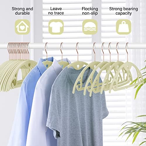 Velvet Hangers Felt Clothes Hangers 50 Pack Ivory