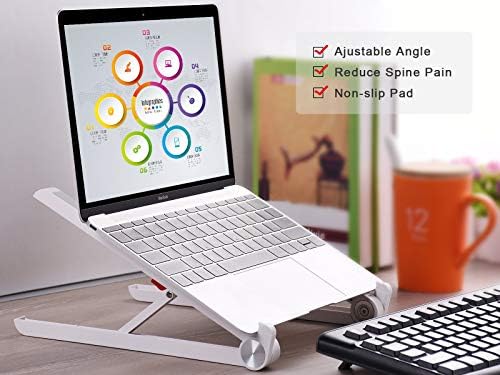 Laptop Stand Adjustable Laptop Stand Portable Foldable Ergonomic Desktop Stand Holder Mount for MacBook Notebook Compute