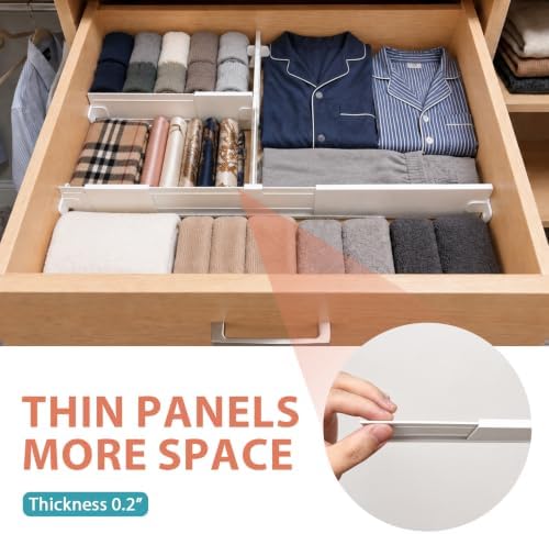 Adjustable Drawer Dividers for Small & Junk Drawers - Standard Kit