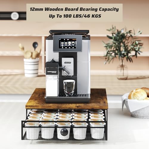 Sedegn Coffee Pod Storage Drawer: Holds 35 K-Cup Pods Coffee Pod Organizer