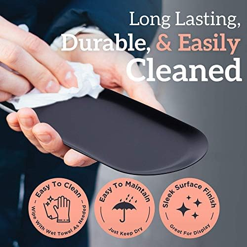 Black Stainless Steel Tray Set of 3, 7, 9 & 11 Inch Vanity