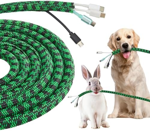 Cable Sleeve 1/2 Inch x 100FT Self-Wrapping Wire Loom