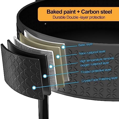 Lazy Susan Organizer Turntable Rotating Seasoning Organizer Metal Spice Rack for Cabinet Countertop Dining Table Refrige