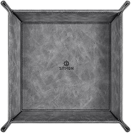 SITHON Valet Tray Desktop Storage Organizer Nightstand Caddy Holder