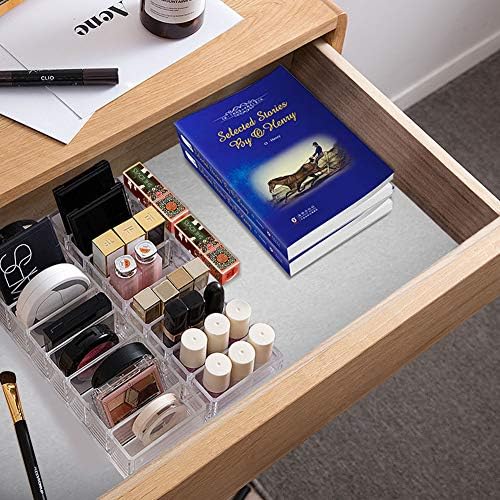Weiai Clear Acrylic Compact Makeup Organizer Blush Eyeshadow Powder Vanity Holder
