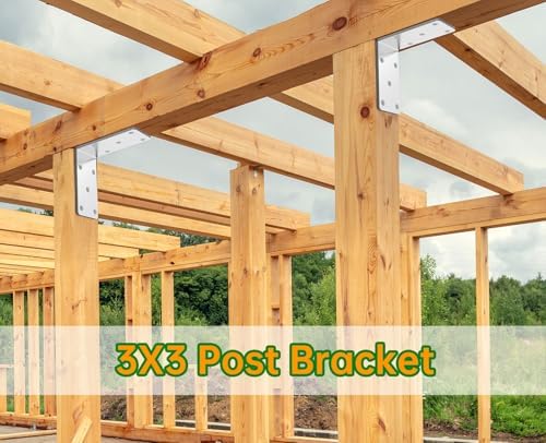 (8PCS) Heavy Duty L Brackets 5x5x2.5 for Wood,Metal Shelf Brackets,90 Degree Corner Bracket,Large Right Angle Bracket, P